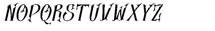 Canderagle Italic Font UPPERCASE
