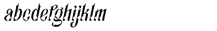 Canderagle Italic FONT