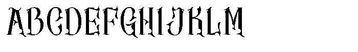 Canderagle Regular Font UPPERCASE