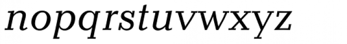 Candida Pro Italic Font LOWERCASE