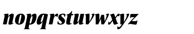 Candide Condensed Heavy Italic Font LOWERCASE
