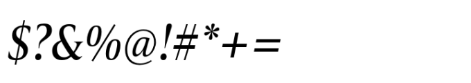 Candide Condensed Italic Font OTHER CHARS