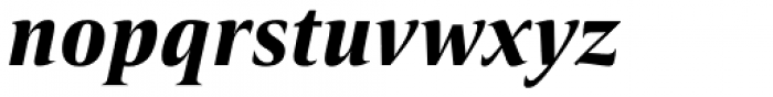 Candide Extra Bold Italic Font LOWERCASE