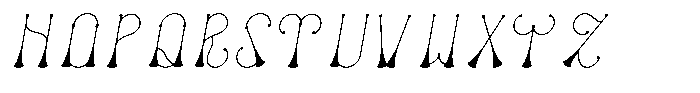 Candle Italic Font LOWERCASE