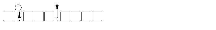 Candle Regular Font OTHER CHARS