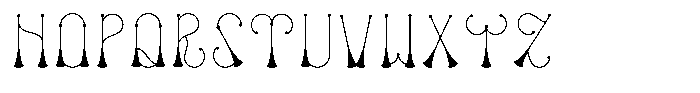 Candle Regular Font LOWERCASE