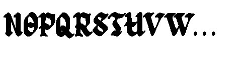 Candlix Heavy Regular Font UPPERCASE