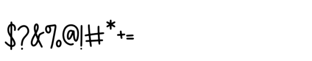 Candor Sans Font OTHER CHARS