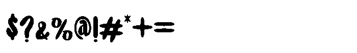 Candy Form Font OTHER CHARS