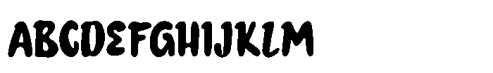 Candy Form Font UPPERCASE