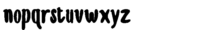 Candy Form Font LOWERCASE