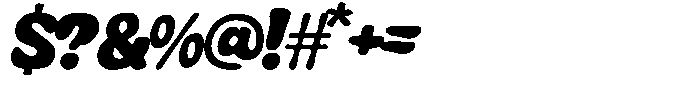 Candy Pop Font OTHER CHARS
