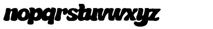 Candy Pop Font LOWERCASE