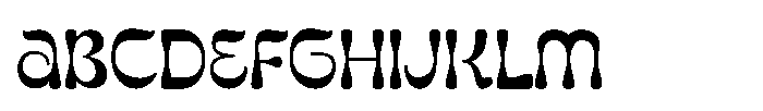 Canefo Font UPPERCASE