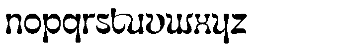 Canefo Font LOWERCASE