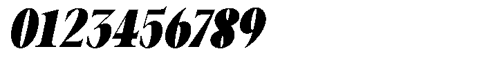 Canella Black Condensed Italic Font OTHER CHARS