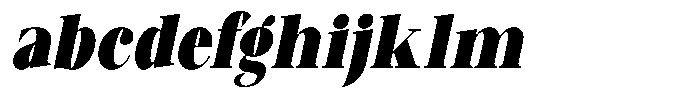 Canella Black Condensed Italic FONT