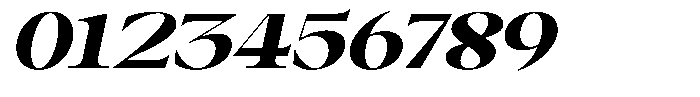 Canella Black Expanded Italic Font OTHER CHARS