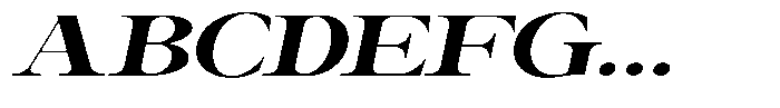 Canella Black Expanded Italic Font