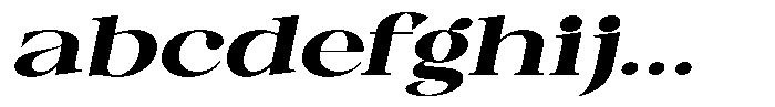 Canella Black Expanded Italic FONT