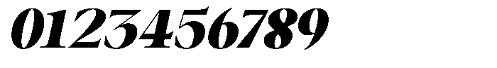 Canella Black Italic Font OTHER CHARS