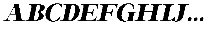 Canella Black Italic Font UPPERCASE