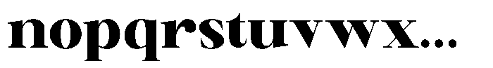 Canella Black Font LOWERCASE