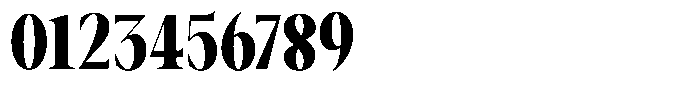 Canella Bold Condensed Font OTHER CHARS