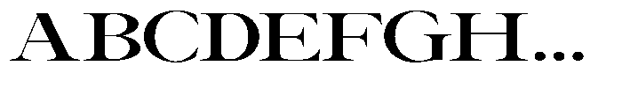 Canella Bold Expanded Font UPPERCASE