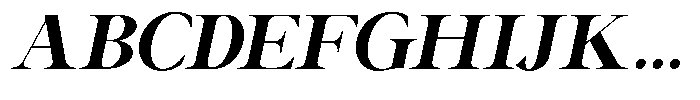 Canella Bold Italic Font UPPERCASE