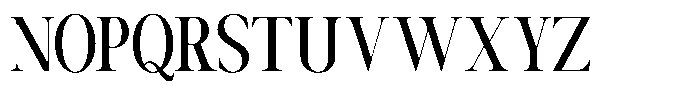 Canella Condensed Font UPPERCASE