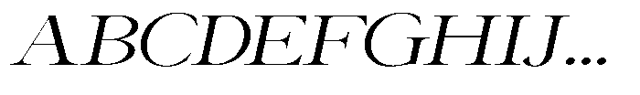 Canella Expanded Italic Font