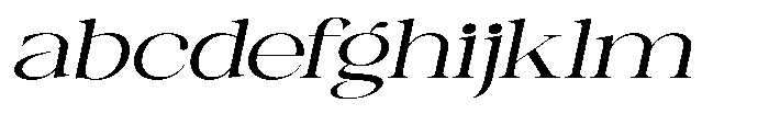 Canella Expanded Italic FONT