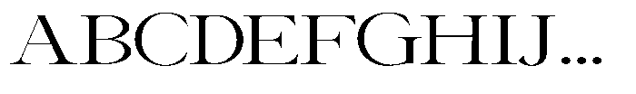 Canella Expanded Font UPPERCASE
