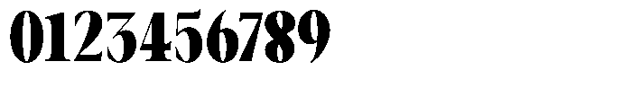 Canella Extra Bold Condensed Font OTHER CHARS