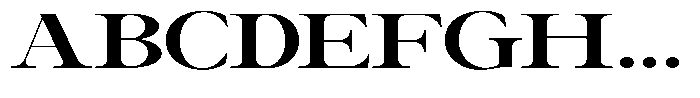 Canella Extra Bold Expanded Font UPPERCASE