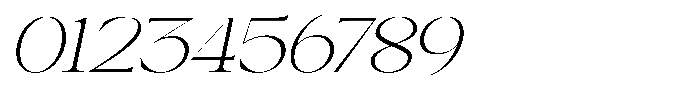 Canella Extra Light Expanded Italic Font OTHER CHARS