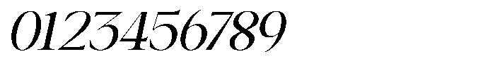 Canella Italic Font OTHER CHARS