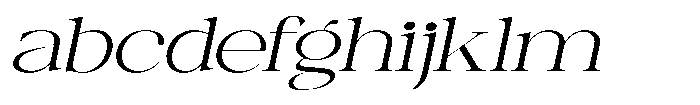 Canella Light Expanded Italic FONT