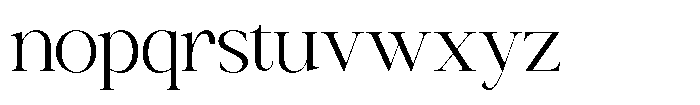 Canella Light Font LOWERCASE
