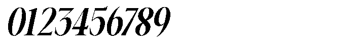 Canella Medium Condensed Italic Font OTHER CHARS