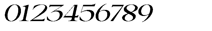 Canella Medium Expanded Italic Font OTHER CHARS