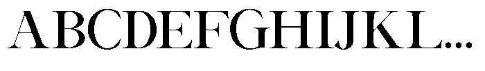 Canella Medium Font UPPERCASE