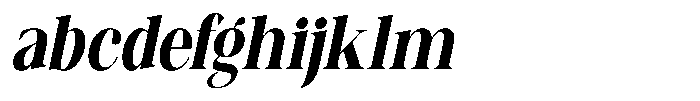 Canella Semi Bold Condensed Italic FONT
