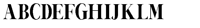 Canella Semi Bold Condensed Font UPPERCASE