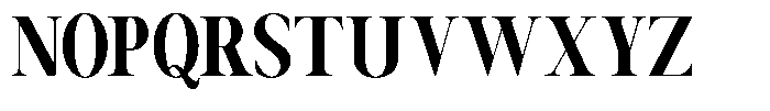 Canella Semi Bold Condensed Font UPPERCASE