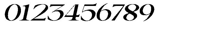 Canella Semi Bold Expanded Italic Font OTHER CHARS