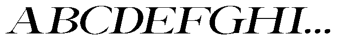 Canella Semi Bold Expanded Italic Font