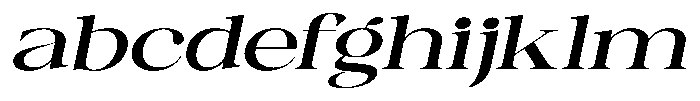 Canella Semi Bold Expanded Italic FONT