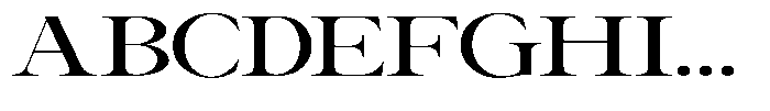 Canella Semi Bold Expanded Font UPPERCASE